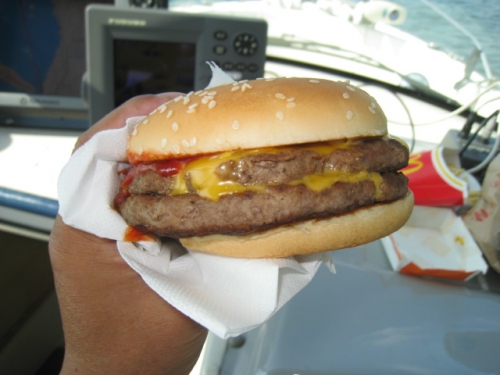 ３年振りのハンバーガー