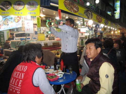 釜山の夜
