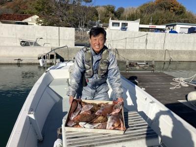 本日の海水温15℃