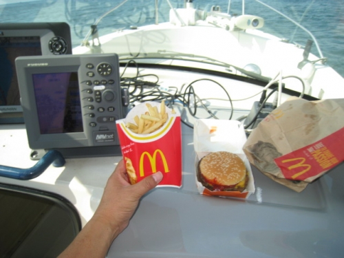 ３年振りのハンバーガー