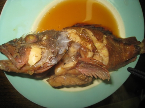 刺身と煮付け