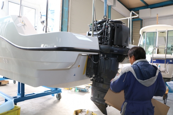 Ｆ２５０セッティング中