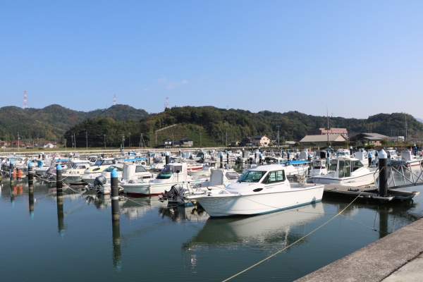 まるで湖のような鹿島マリーナ