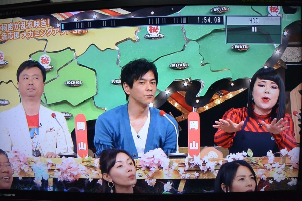 今や岡山の顔、ブルゾンちえみ
