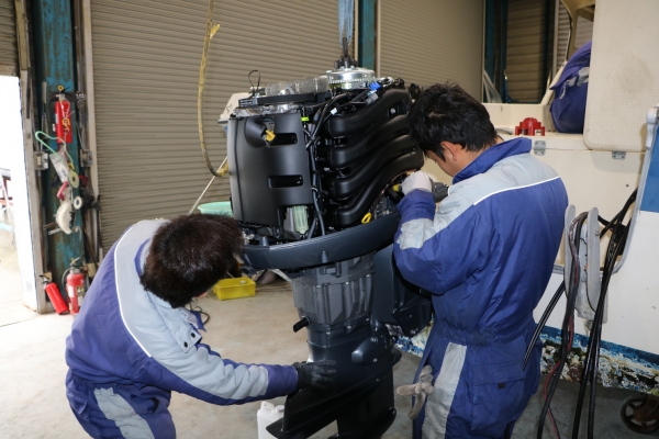 F100AETL→F115BETL換装中