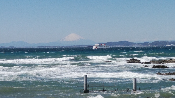 東京湾フェリーで久里浜から金谷に…