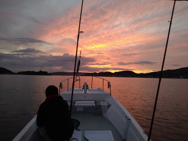 牛窓瀬戸の夕焼け