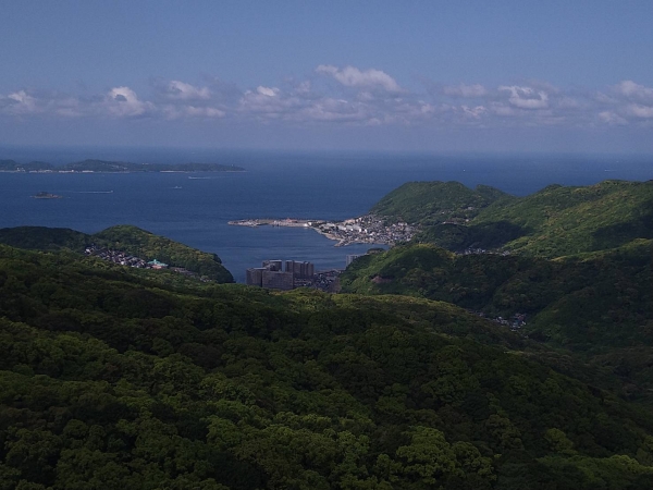 長崎稲佐山から東シナ海を臨む