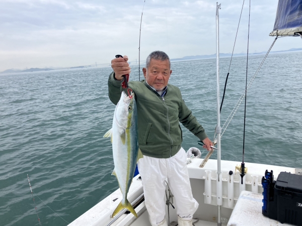15分暴れまくったゲストのハマチ