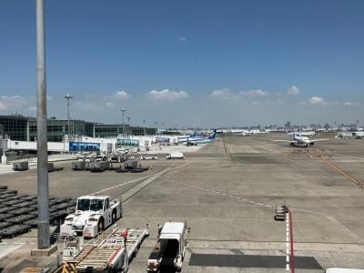 炎天下の羽田空港