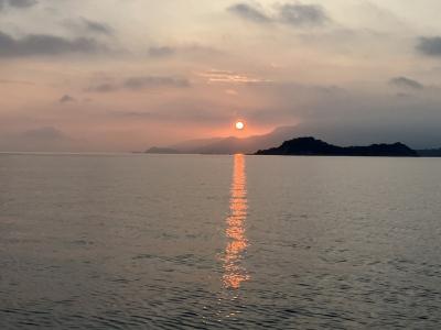 小豆島から日が昇る