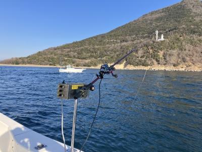地蔵崎では電動リール&シャクリ機