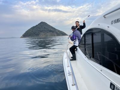 大槌島西を流す