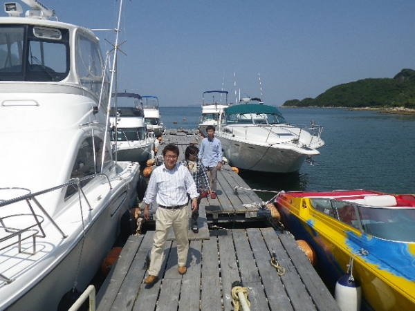 初夏を思わす陽気でクルージング日和でした