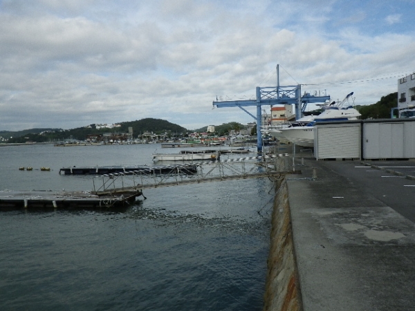 係留艇０の桟橋