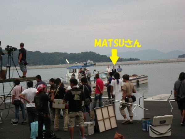 松竹の撮影スタッフ