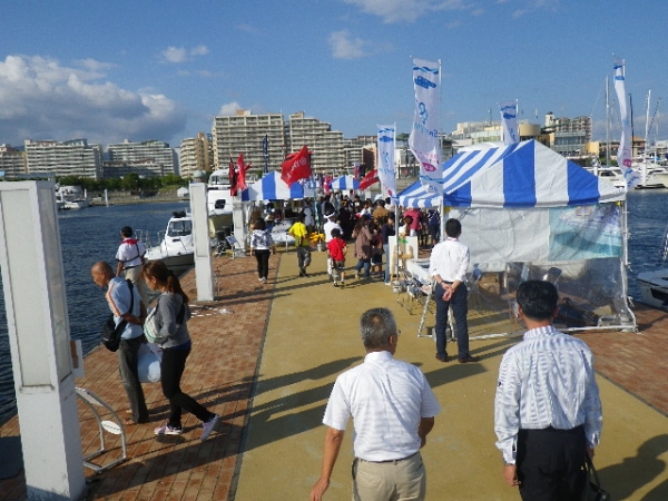 フローティング会場（新西ＹＨ桟橋）