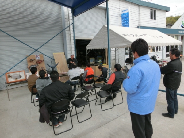 備讃瀬戸の名物船頭、河合さんによる釣り講習会