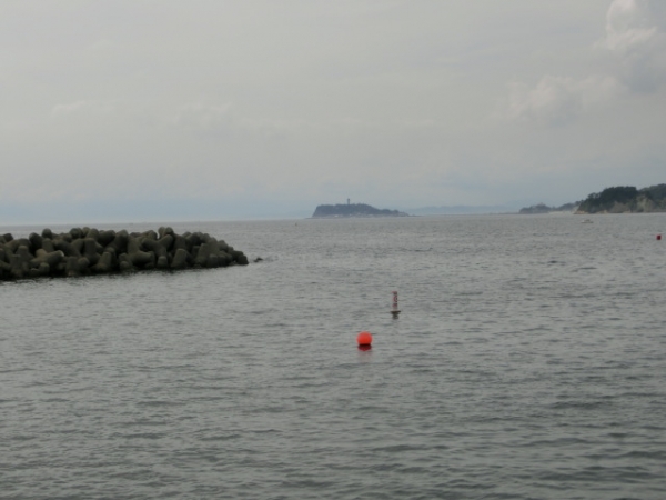 東から見た江の島