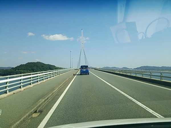 帰りに通った防府大橋
