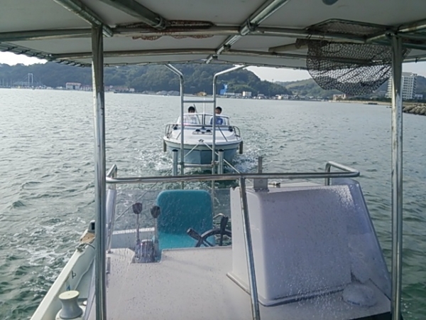 5Ktでそろりそろり曳航中