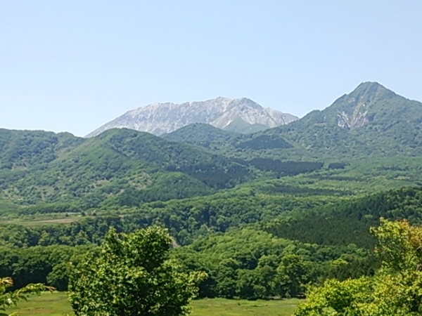 展望台から大山が綺麗に見えます