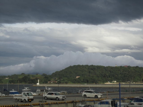 【梅雨空】前島方面