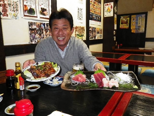 三崎港の某マグロ料理店