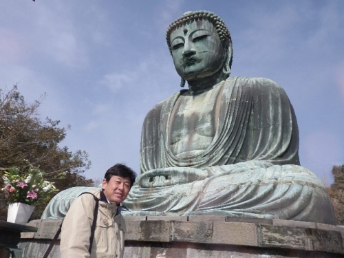 鎌倉の大仏さんにお会いするのはこれで４回めです