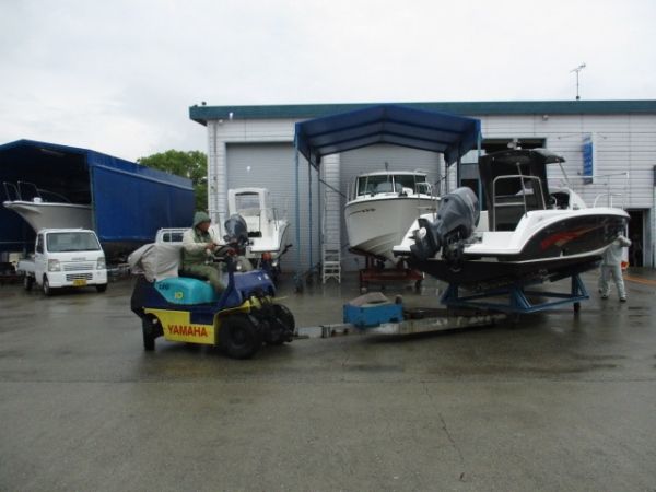 SRX工場から展示場へ移動