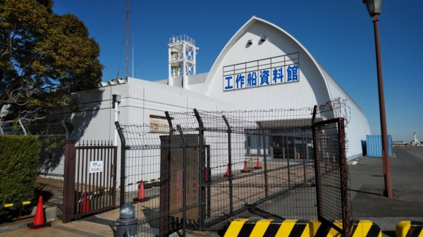 赤レンガ倉庫の一角にある資料館