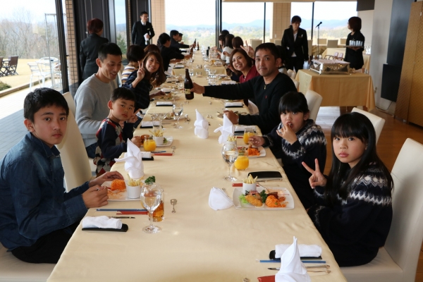 神石高原ホテルで親戚一堂の新年会