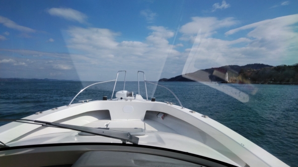 前島北海域で試運転