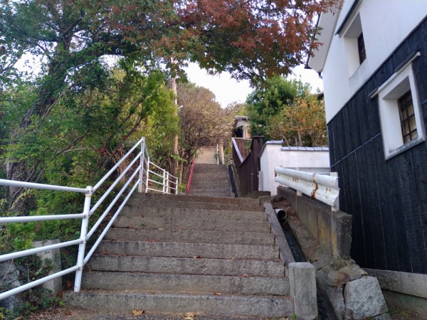 牛窓天満宮の参道