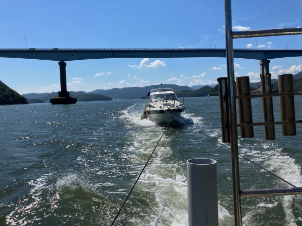 備前大橋（岡山ブルーライン）通過