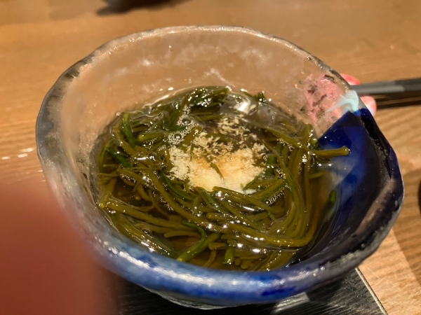 代わりに注文した黒モズク