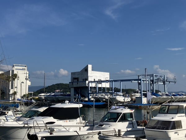 台風接近中