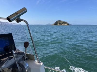 ポイントはアワラ島東沖水深15m~20m