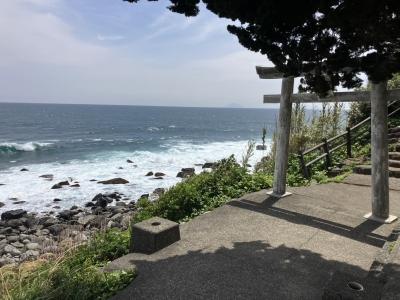 今日の東伊豆は時化模様