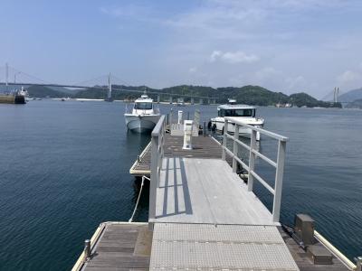 弓削島海の駅で小休憩