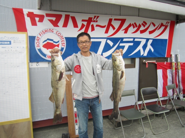 ジグでスズキの部優勝をさらったＹさん