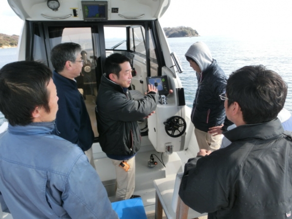 牛窓沖で講習会