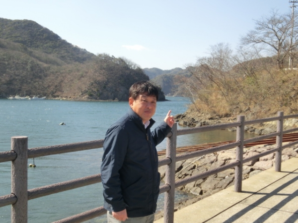 綺麗なリアス式海岸が続く浅茅湾