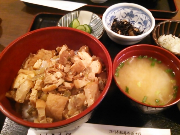 アサリたっぷり東京の深川丼