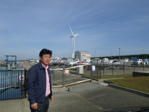 ここは知り合いの居る秋田マリーナ