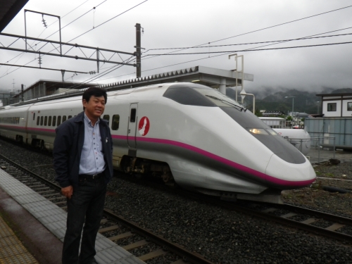 秋田新幹線こまち（田沢湖駅）