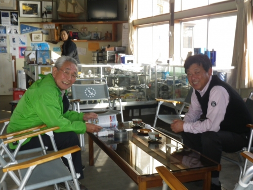 下田ボートサービス伊藤社長と…