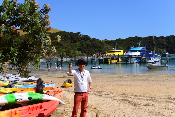 クルーズ＆ＢＢＱで立ち寄った島