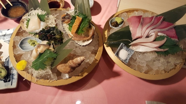 夜は今が旬の寒ブリを頂く