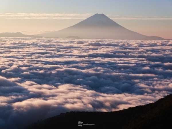 【参考画像】雲海に浮かぶ富士山